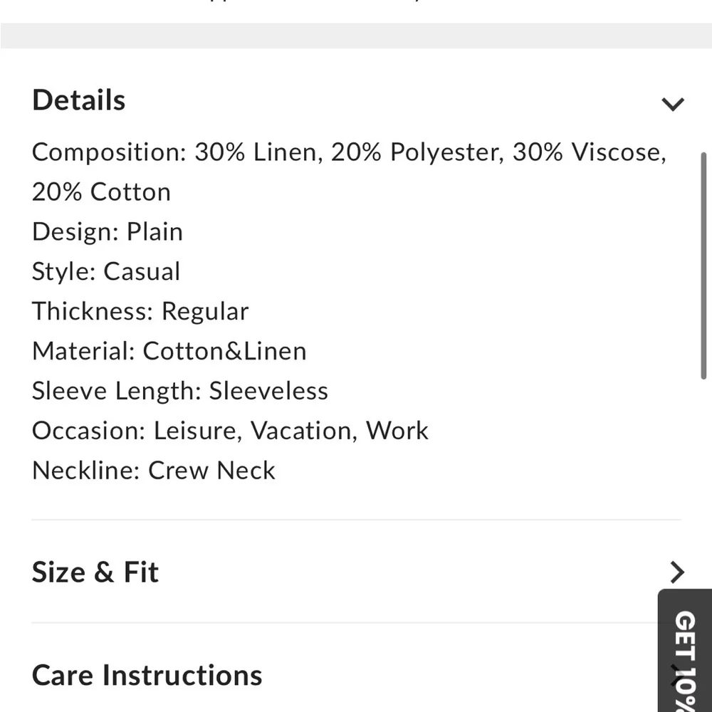 Commense White Sheath Maxi Dress Sleeveless Crew Neck - Picture 4 of 5